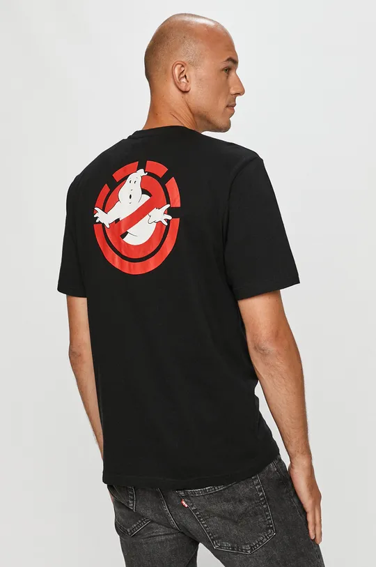 czarny Element - T-shirt x GhostBusters