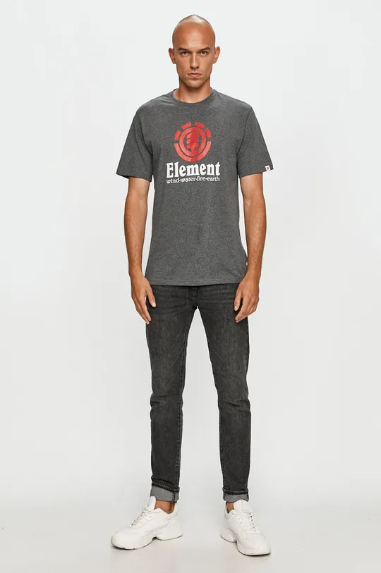 Element - T-shirt szürke