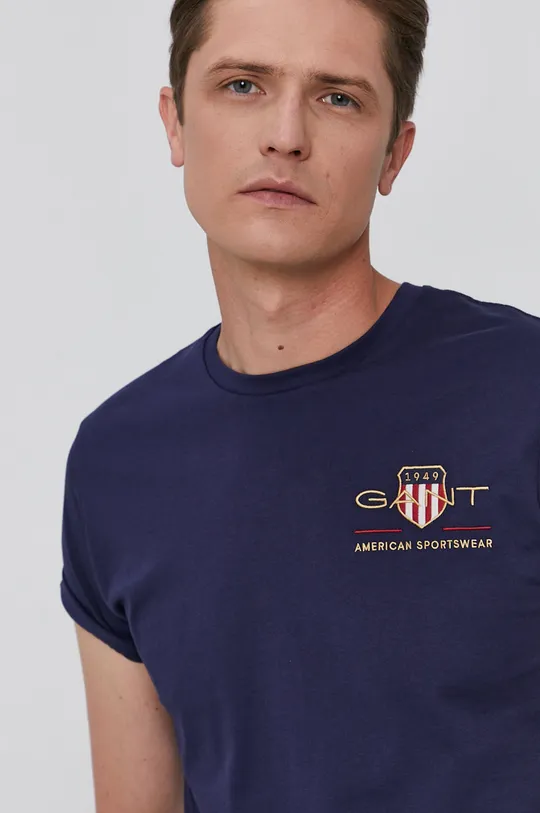 mornarsko plava Majica kratkih rukava Gant