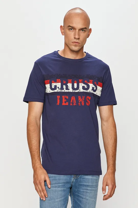 modrá Cross Jeans - Tričko