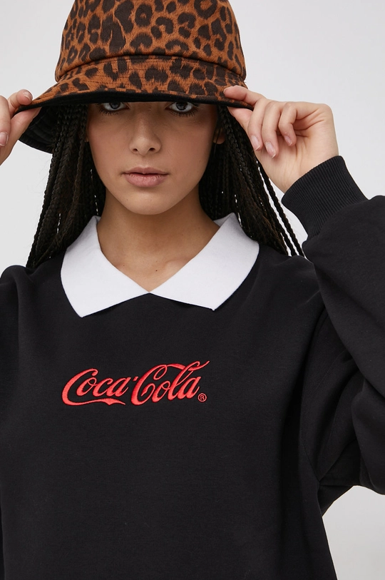 czarny Local Heroes Bluza x Coca Cola