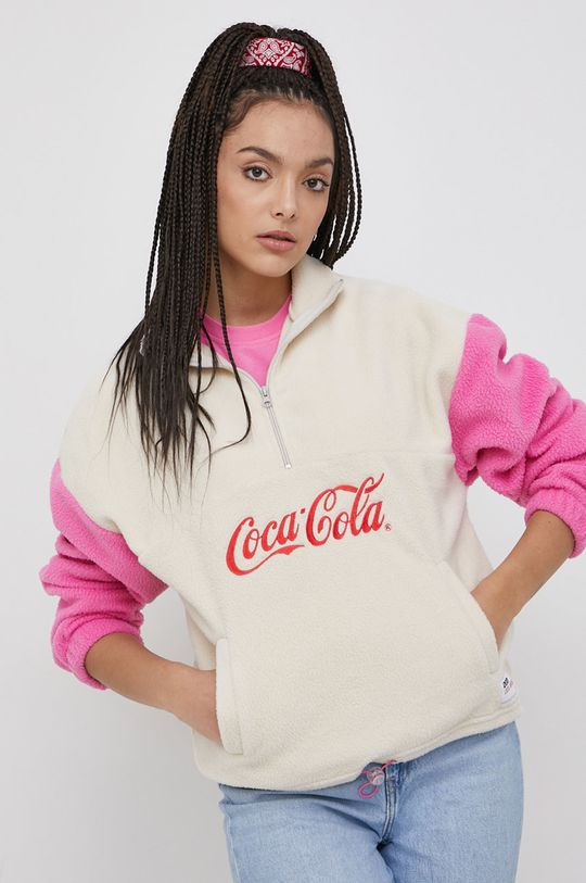 Local Heroes Bluza x Coca Cola beżowy