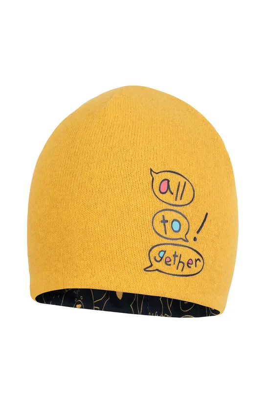 жёлтый Детская двусторонняя шапка Broel Boris Для мальчиков