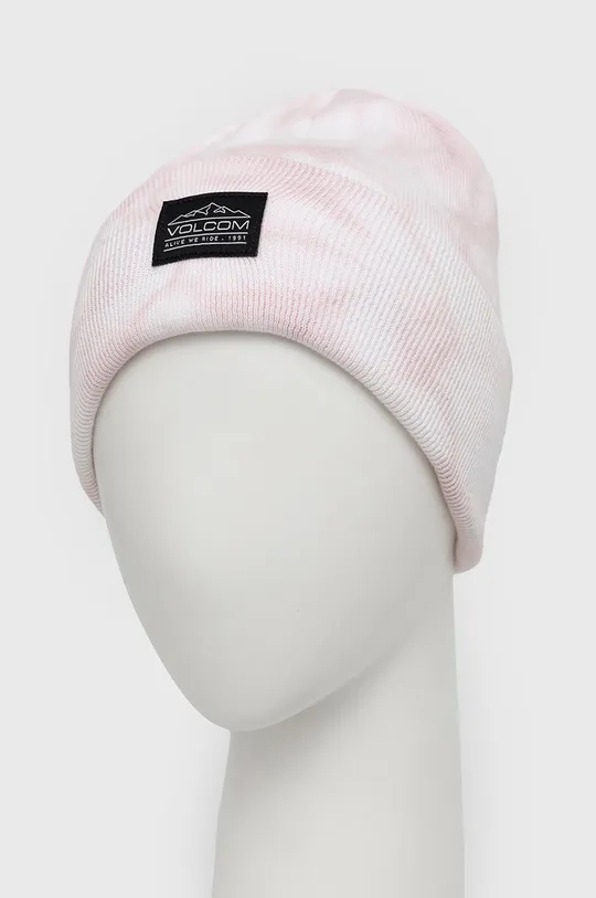 Βαμβακερό καπέλο Volcom ροζ