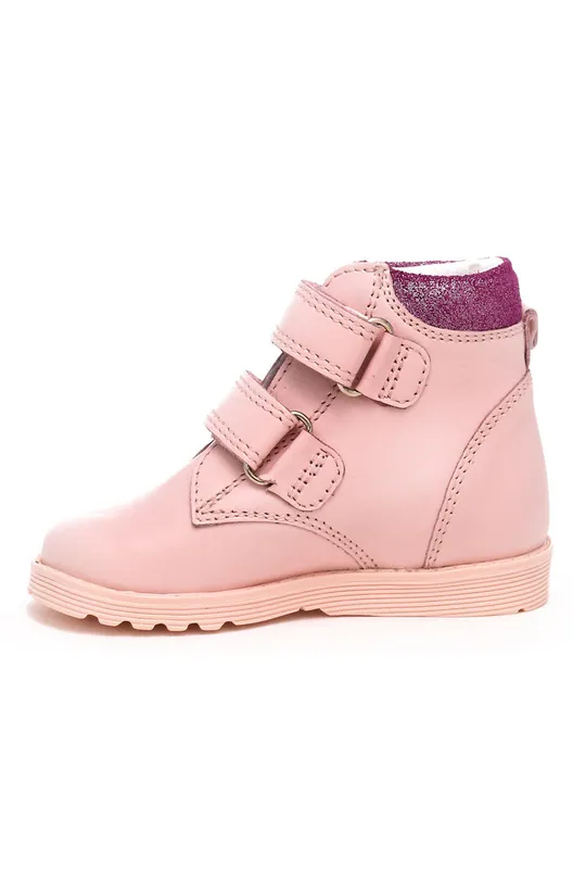 ροζ Δερμάτινα παιδικά κλειστά παπούτσια Bartek