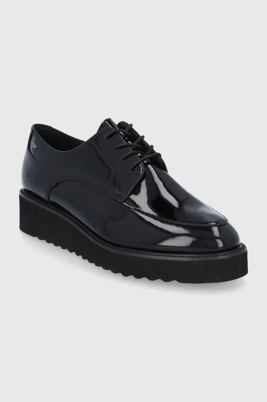 Шкіряні туфлі Wojas чорний