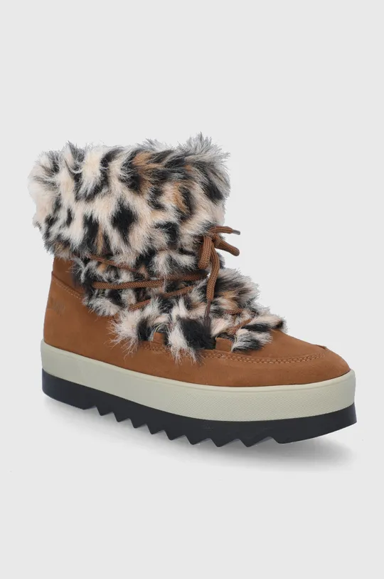 Cipele za snijeg od brušene kože Cougar smeđa
