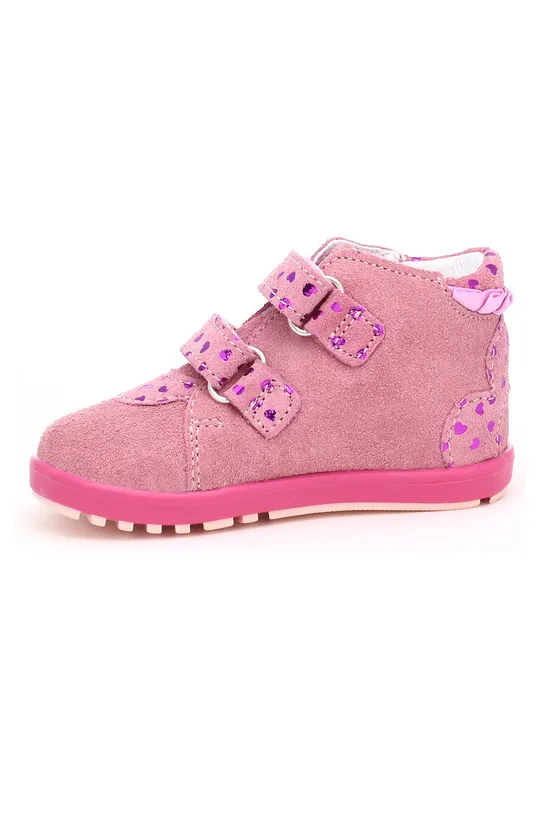 рожевий Дитячі замшеві туфлі Bartek
