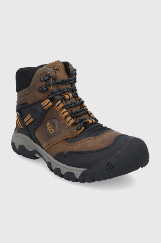 Keen Buty Ridge Flex brązowy