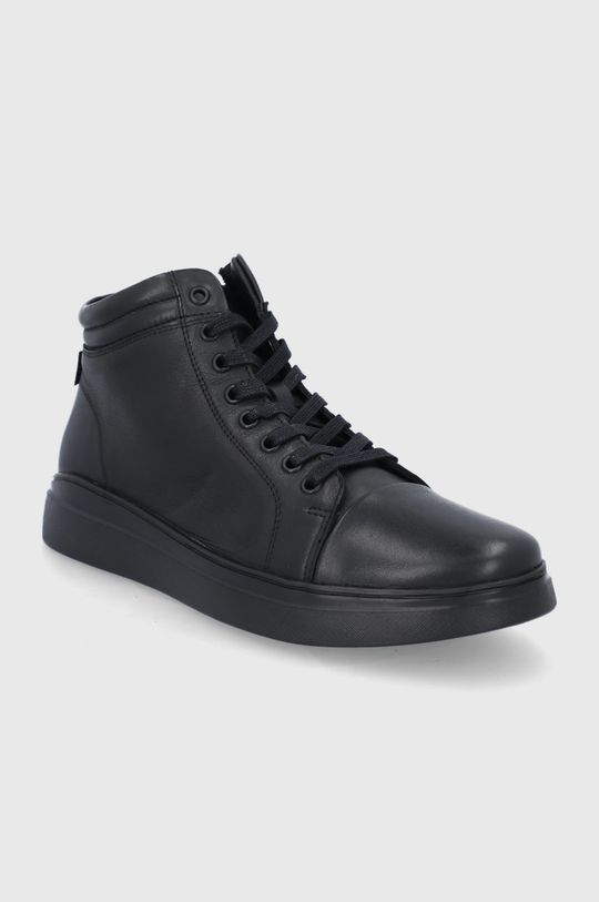 Кожаные ботинки Wojas чёрный