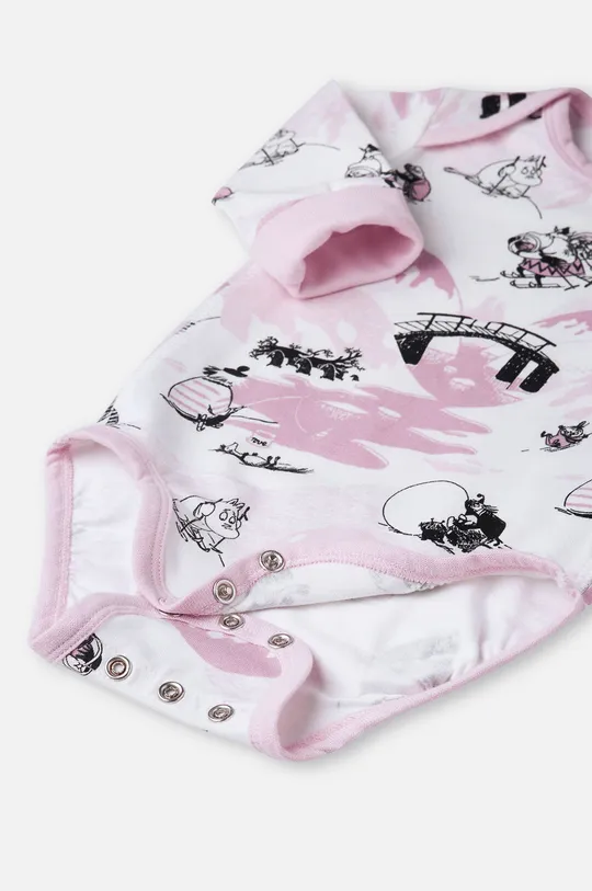 рожевий Боді для немовлят Reima Moomin Snyggast
