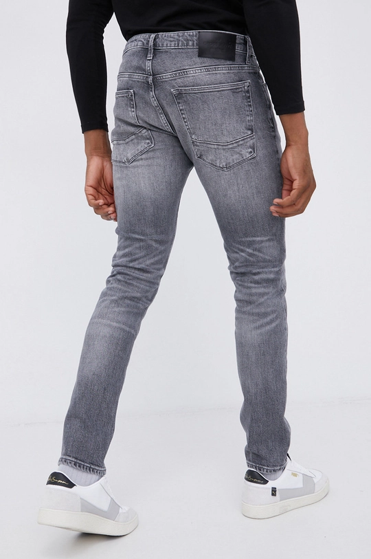 Cross Jeans Jeansy bawełniane Tapered szary