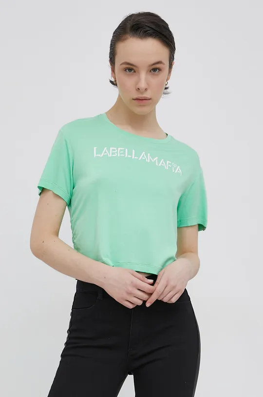 zielony LaBellaMafia T-shirt