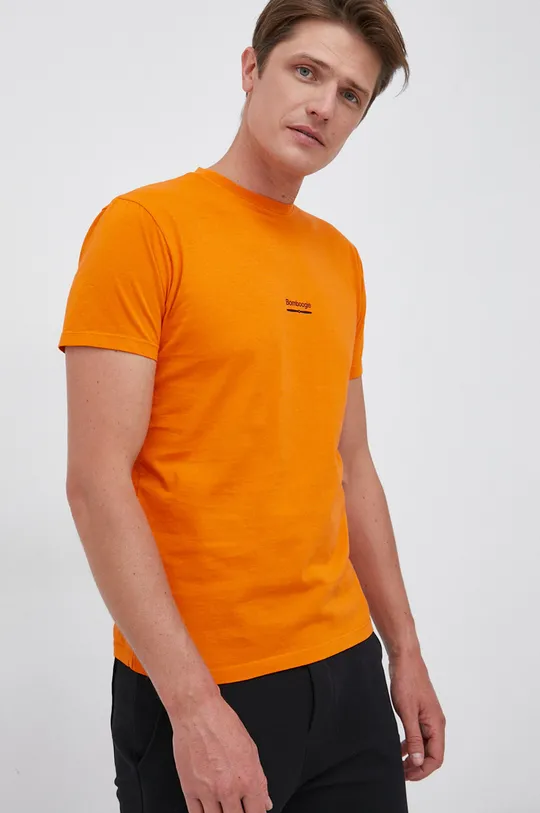оранжевый Хлопковая футболка Bomboogie