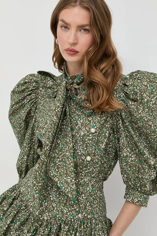 зелений Бавовняна блузка Custommade Жіночий