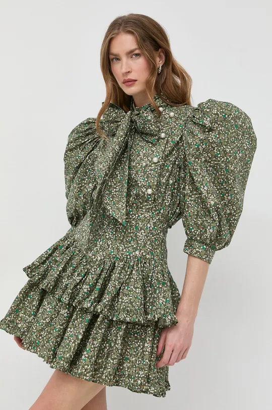 зелений Бавовняна блузка Custommade