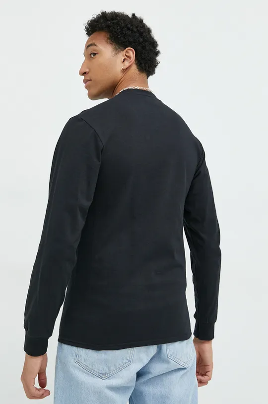 Βαμβακερή μπλούζα με μακριά μανίκια HUF  100% Βαμβάκι
