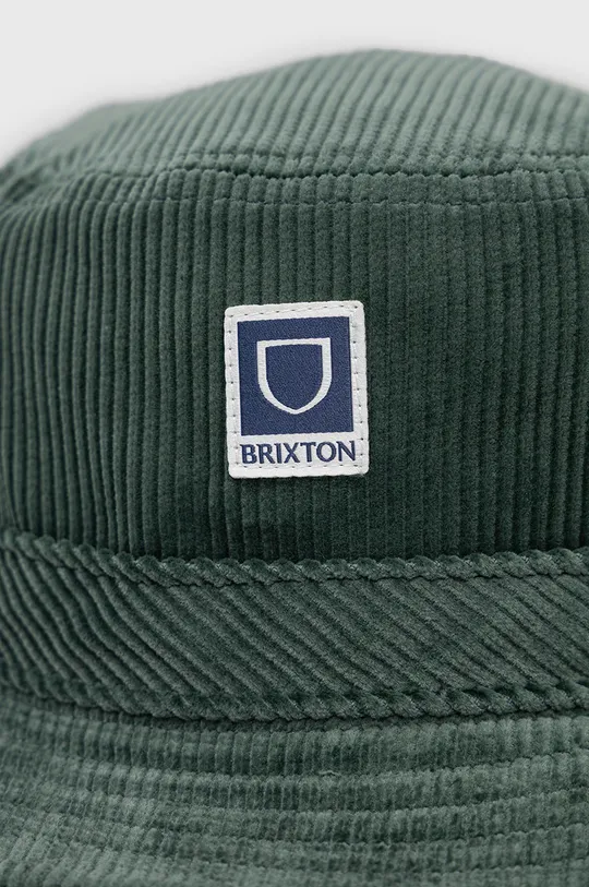 Štruksový klobúk Brixton zelená