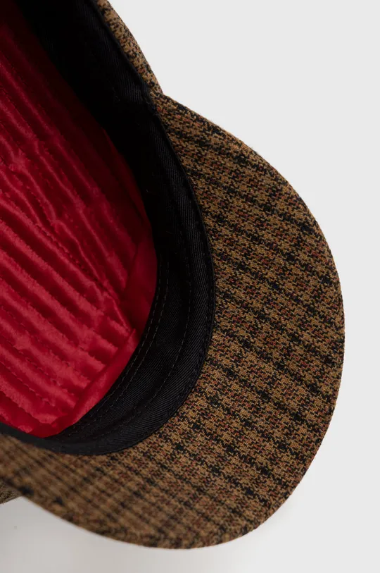smeđa Gatsby kapa s primjesom vune Brixton