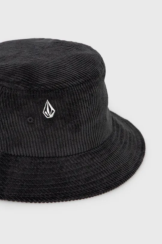 Bavlnený klobúk Volcom čierna