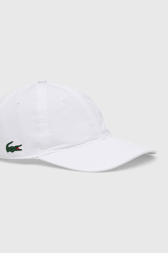 biały Lacoste czapka