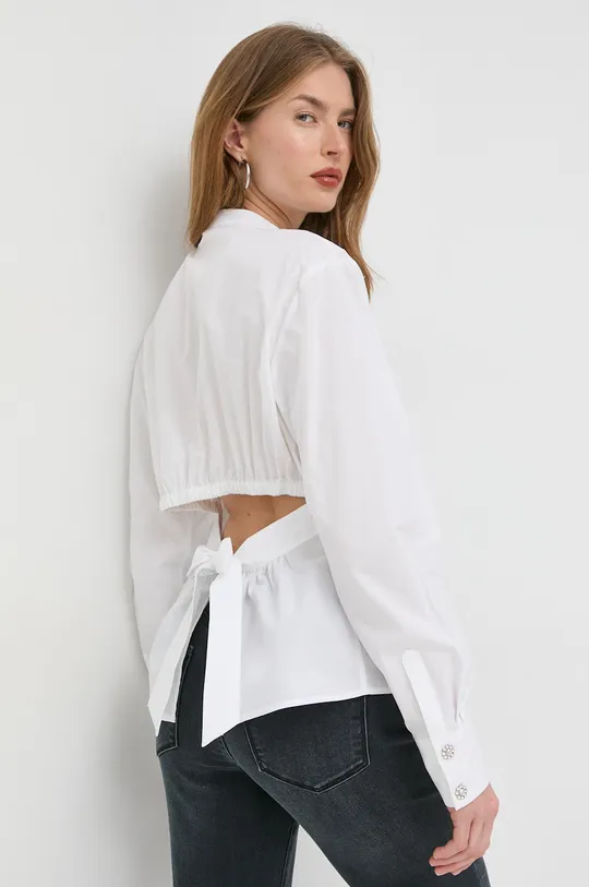 biela Bavlnená košeľa Custommade Bridget Dámsky
