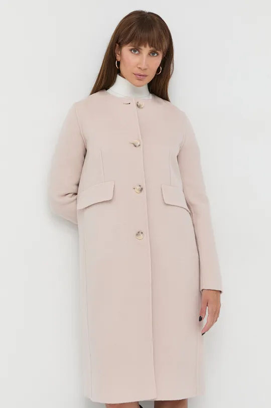 ροζ Μάλλινο παλτό Liviana Conti Γυναικεία