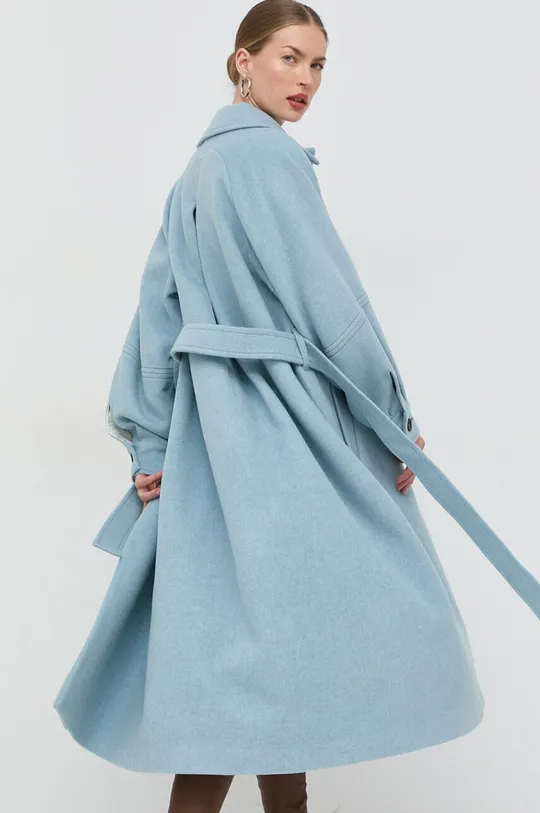 μπλε Μάλλινο παλτό Beatrice B