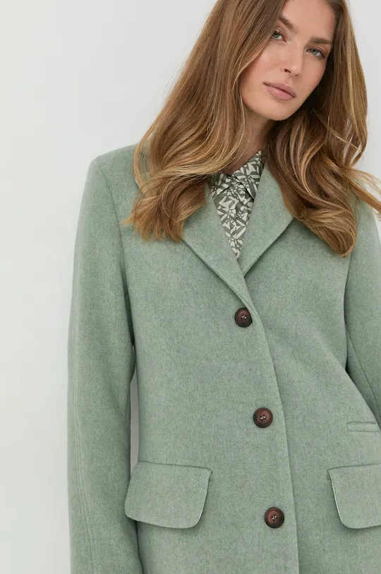 πράσινο Μάλλινο παλτό Beatrice B