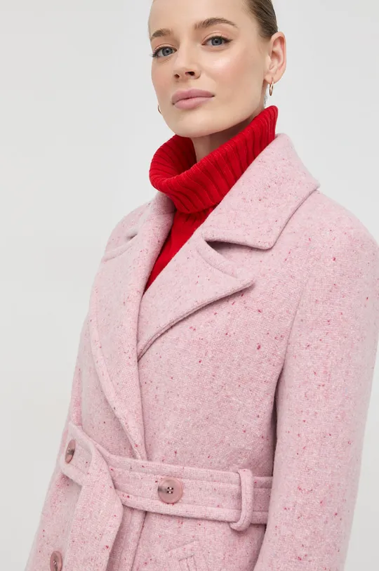 ružová Vlnený kabát Beatrice B