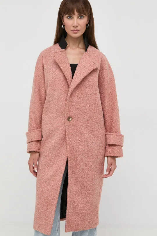 Παλτό Silvian Heach ροζ