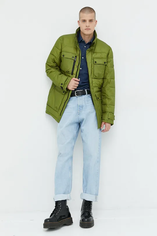 Μπουφάν Cross Jeans πράσινο