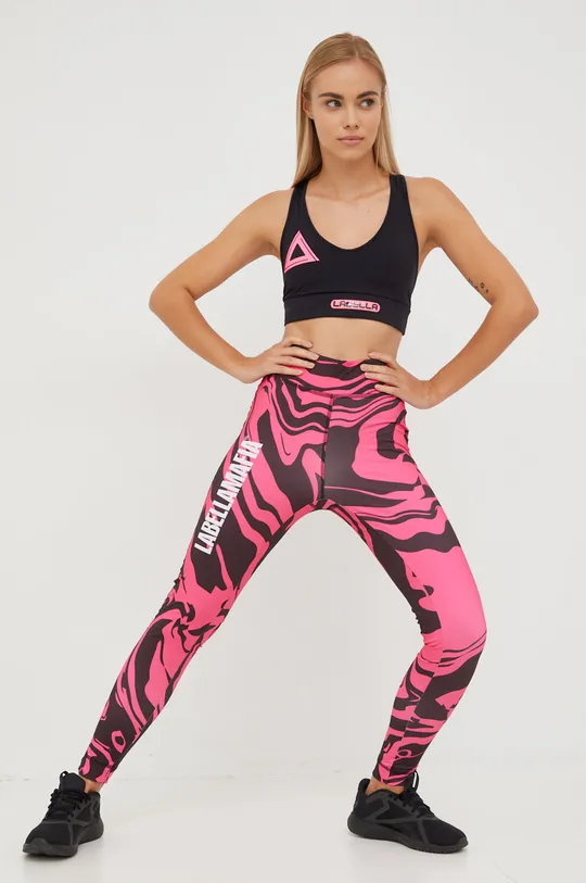 rózsaszín LaBellaMafia edzős legging Női