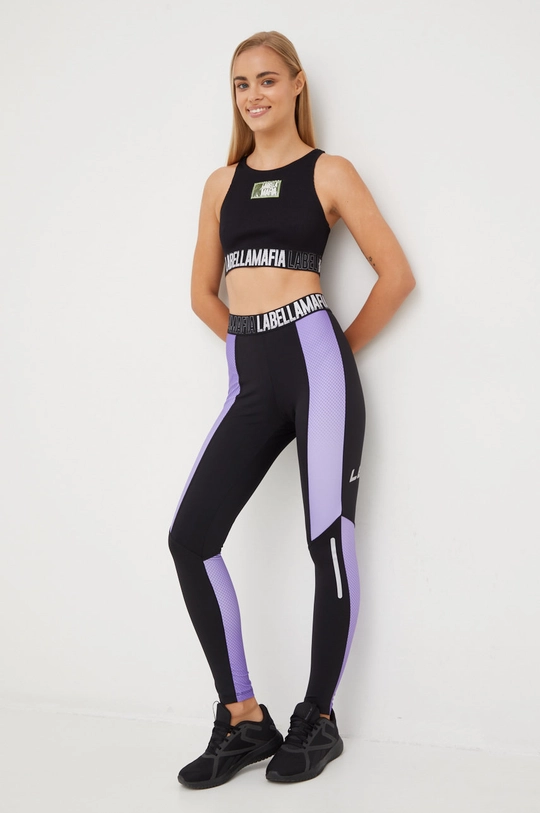 LaBellaMafia edzős legging Cycling fekete