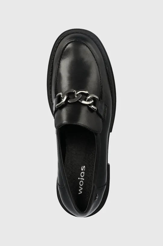 чорний Шкіряні туфлі Wojas