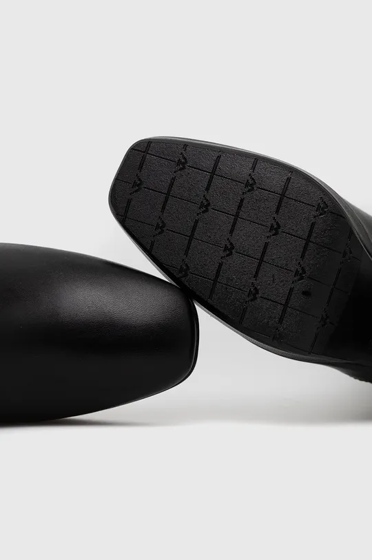 чорний Шкіряні чоботи Wojas