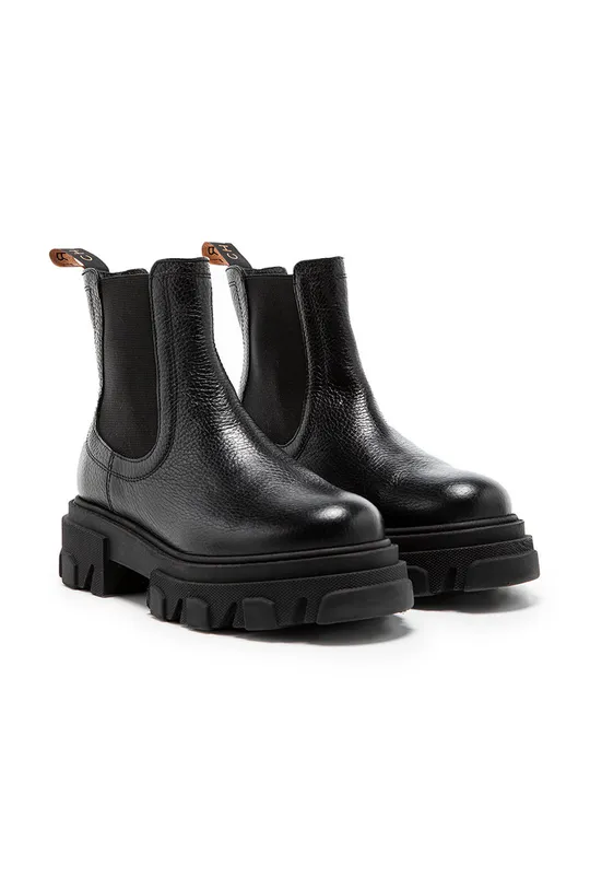 Δερμάτινες μπότες τσέλσι Charles Footwear μαύρο