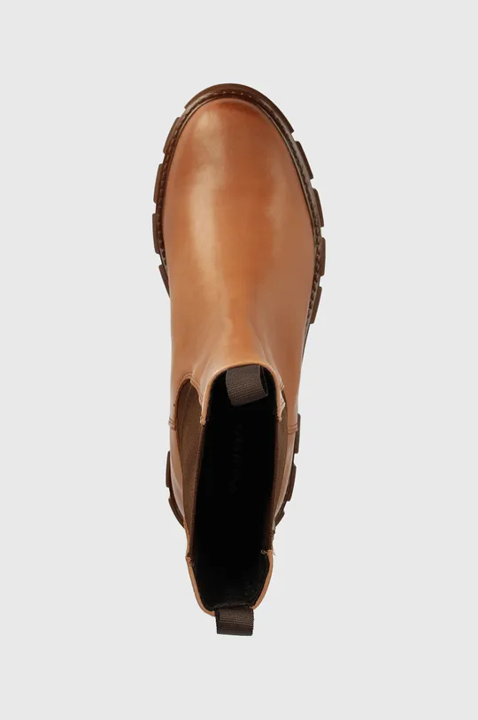 hnedá Kožené topánky chelsea Wojas