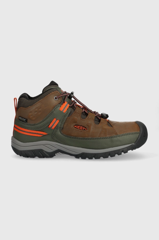 коричневий Черевики Keen Targhee Mid Wp Дитячий