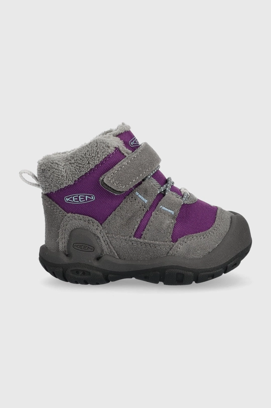 фиолетовой Детские зимние сапоги Keen Детский