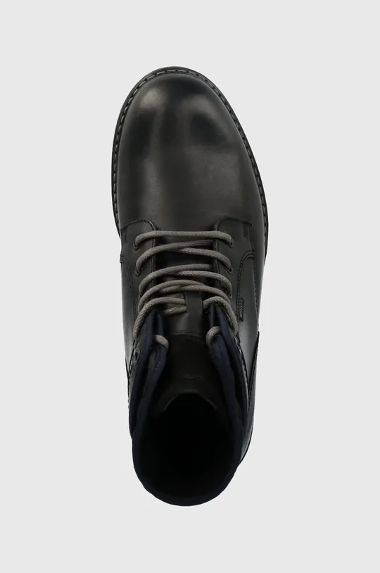 čierna Kožené topánky Wojas
