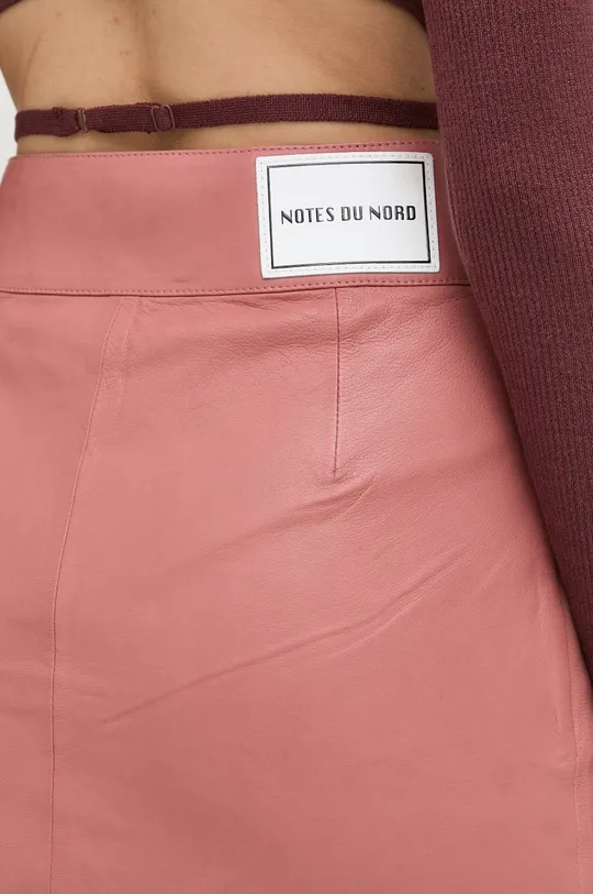 ροζ Δερμάτινη φούστα Notes du Nord