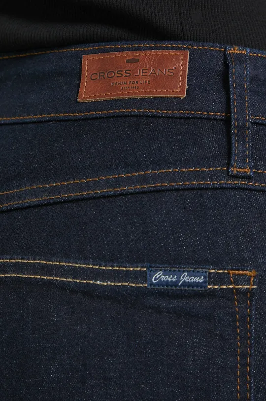granatowy Cross Jeans jeansy