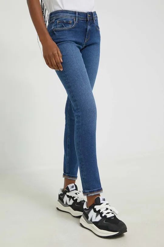 μπλε Τζιν παντελόνι Cross Jeans Γυναικεία