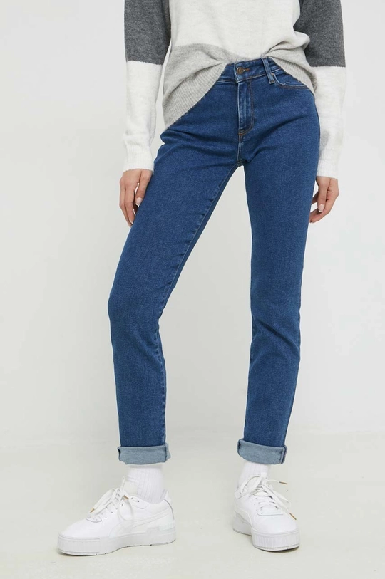 μπλε Τζιν παντελόνι Cross Jeans Anya Γυναικεία