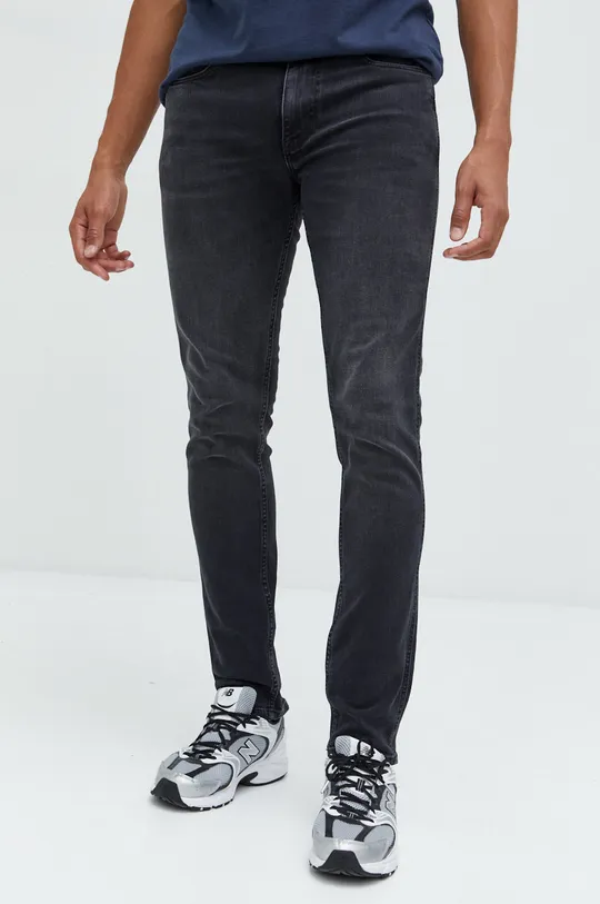 μαύρο Τζιν παντελόνι Cross Jeans Ανδρικά