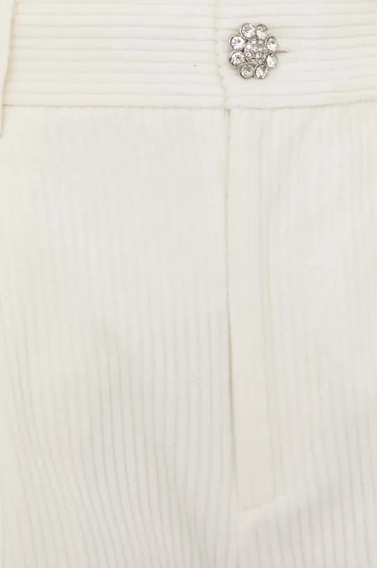 biela Manšestrové nohavice Custommade Priva