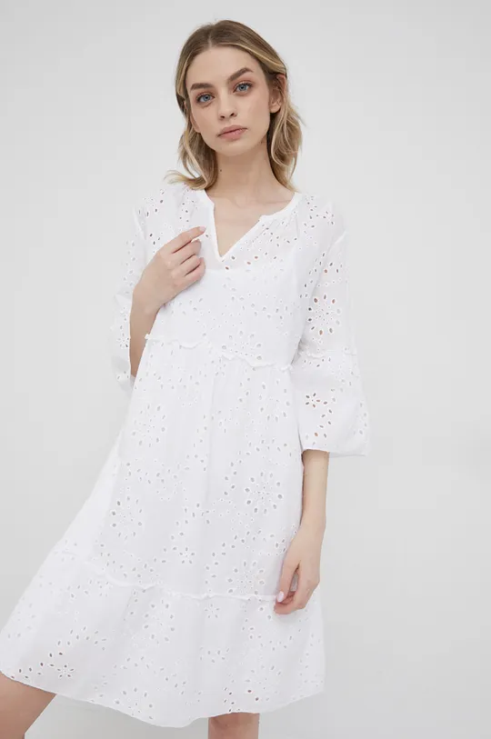 λευκό Βαμβακερό φόρεμα Frieda & Freddies Γυναικεία