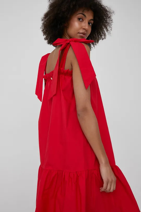 κόκκινο Βαμβακερό φόρεμα XT Studio Γυναικεία