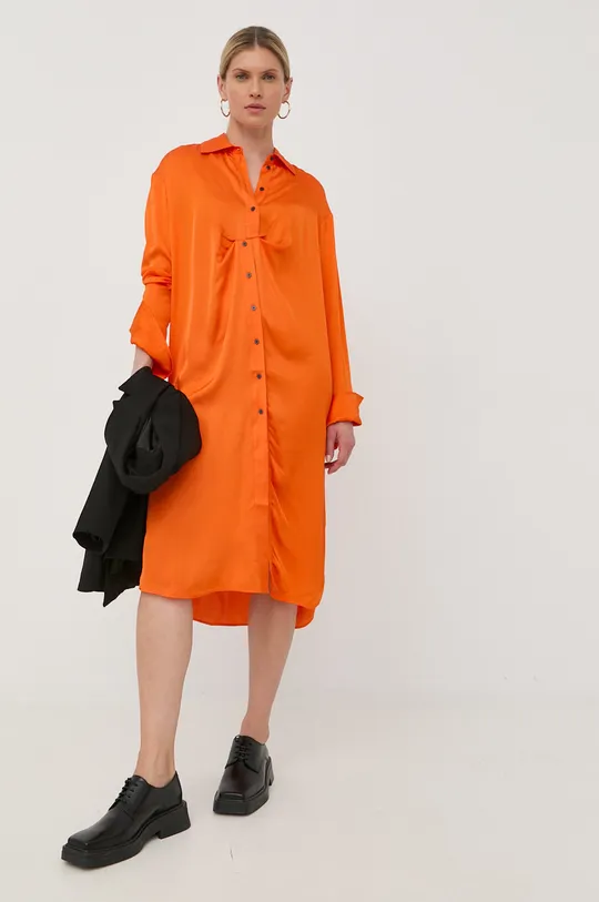 Herskind sukienka pomarańczowy